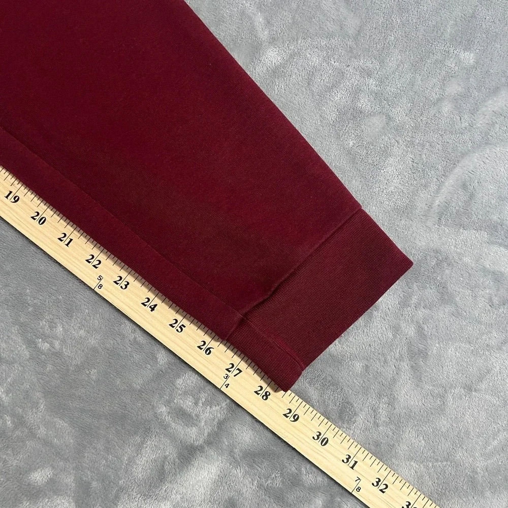 Polo Ralph Lauren Sweatpants Joggers Mens Large Burgundy Red Blue Pony Pants